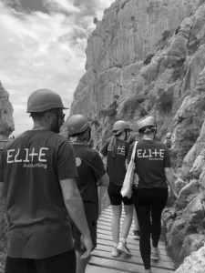 Elite accounting gänget i spanien berg